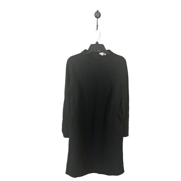 Boden Dresses & Skirts - Boden Dress Womens Size 10L Black Ribbed Cotton Blend Shift